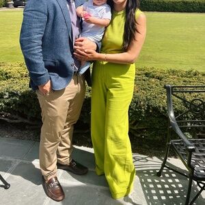 Julia Amory Chartreuse Set - worn once!